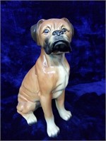 Kingston Pottery Boxer Dog Figurine