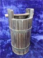 Oak Well Bucket with Handle