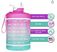 HydroMATE Gallon Motivational Water Bottle with