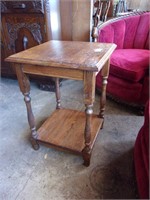 Oak Occasional Table with Some Finish Loss