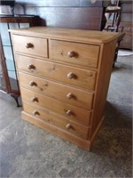 Knotty Pine 6 Drawer Chest