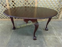 Wonderful Mahogany Ball and Claw Oval Drop Leaf