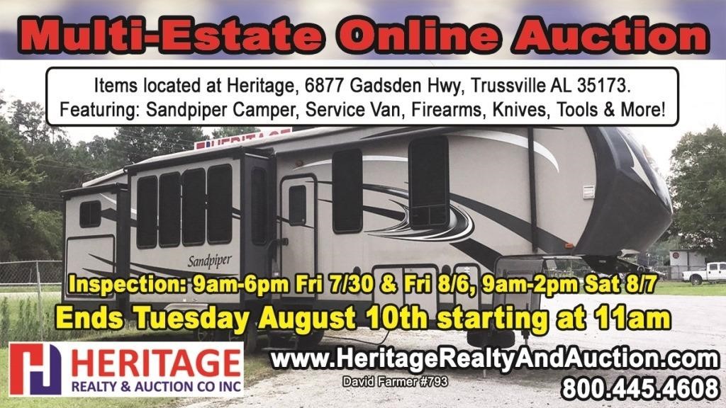 Multi-Estate Auction - ends 8/10/21