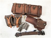 pouches, holster, stripper clips