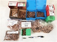 assorted bullets: including 416ca, 6.5mm, 22ca,