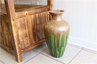 Green and Brown Large Vase