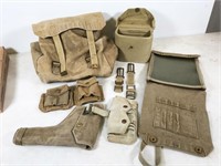 WWII pack with clipboard holder