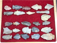 25pc arrowhead collection: 9pc have glue remnants