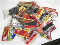 assorted fishing worms
