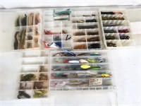 assorted fishing tackle