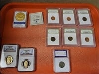 Graded us coins. Symbols of freedom Statue of