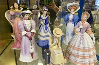 Lenox Porcelain Figurines-
Springtime Promenade,