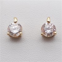 14K Earrings w/ CZ