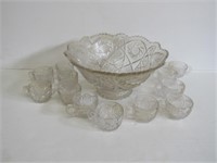 Imperial Glass Punch Bowl Set