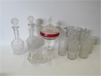 Imperial Glass Water Set + Misc.