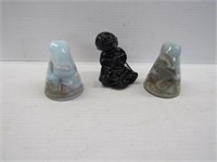 Imperial Glass Slag Nude Cups + Baby