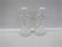 Imperial Glass Candle Sticks