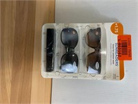 Sunglass Readers with Case (2 pack) +1.75