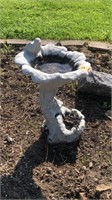 Small Concrete Bird Waterer