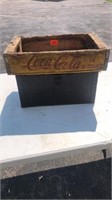 Coca Cola Wood Crate & Old wood tool box