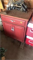 3’ Tall Red Cabinet