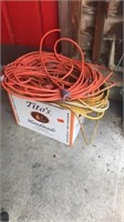 Box full of extension chords