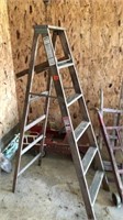 6’ Tall Werner Wooden Ladder