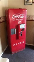 Vintage 10 cent Coca Cola Vending Machine 65”