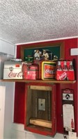 4-Coca Cola Lunch Boxes & Picture in Frame