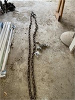 12’ Log Chain w/ Hooks- Spliced
