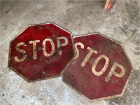 (2) 30” Stop Signs - Aluminum