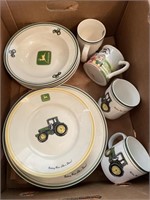 John Deere Dinnerware and Mugs
