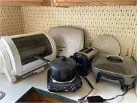 George Foreman Grill, Rotisserie, Toaster,