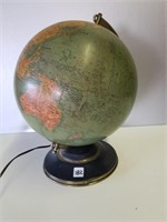 Vintage Repogle 12" Lighted Globe, tested