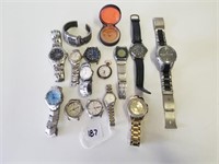 Assortment of (15) Watches, will need battery