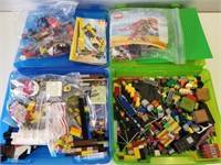 (2) Plastic Cases of Legos