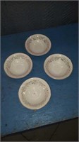 4 antique Washington potteries Riband Ironstone