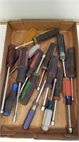 Large assortment of nut drivers