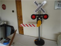 Railroad Crossing sign, battery operated