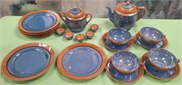 29 - JAPANESE LUSTERWARE LUNCHEON SET