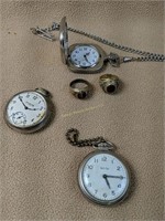 Pocket watches, men's rings. United States Air