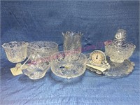 Collection of lead crystal pieces