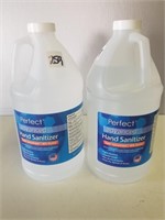 (2) Bottles of Perfect Advanced Hand Sanitizer