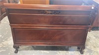 Mahogany Ball & Claw Chippendale Full Size Bed