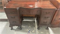 Mahogany Ball & Claw Chippendale Vanity