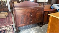 Early Mahogany Sideboard with Gallery