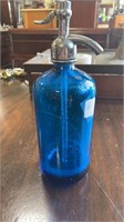 Scholz Bros Blue Seltzer Bottle