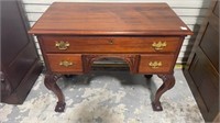 Mahogany Ball & Claw Chippendale Lowboy