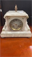 Alabaster Mantle Clock