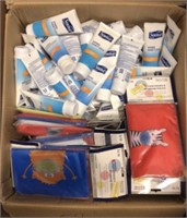 Box lot of sanitation and Hygienic Products